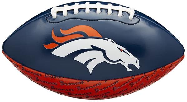 Wilson Football NFL Team Mini Peewee Logo Denver Broncos