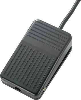 TRU Components FS-01 Fußschalter 1 Pedal 1 Öffner, 1 Schließer schwarz (709801)