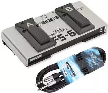 Boss FS-6 Doppelfu&szlig;schalter mit Klinkenkabel (fs-6-gc043m)