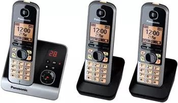 Panasonic KX-TG6723 Trio schwarz