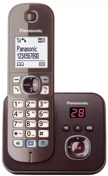 Panasonic KX-TG6821 Single mocca-braun Panasonic KX-TG6821 Single mocca-braun