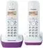2, violett: Panasonic KX-TG1611