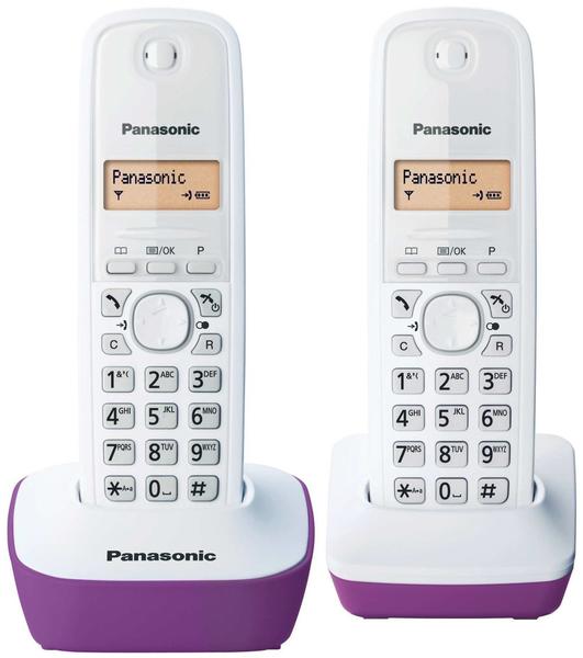 Panasonic KX-TG 1612 weiß/violett