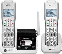 Geemarc AMPLIDECT 595-2 U.L.E Duo Schnurloses Telefon mit 2 Mobilteile -...