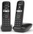 Gigaset AS690A Duo schwarz (italienische Version)
