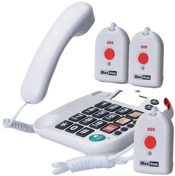 Maxcom KXT SOS 481 mit 3 Umh&auml;ngesendern