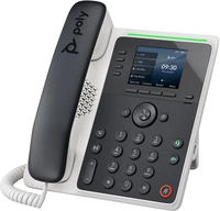 HP Poly Edge E220 - IP-Telefon - Schwarz - Kabelgebundenes Mobilteil - 4 Zeilen - IPS