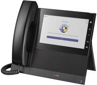 POLY CCX 600 - IP-Telefon - Schwarz - Kabelgebundenes Mobilteil - Tisch/Wand -