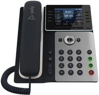 Poly 82M89AA, Poly Edge E350 IP-Desktop-Telefon mit 8 Leitungen, Bluetooth, WiFi und