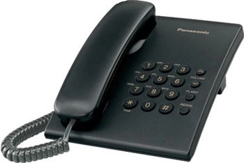 Panasonic KX-TS500FXB Corded phone, Black, Telefon, Schwarz