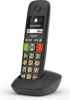 Gigaset E290, Telefon, Schwarz