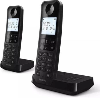 Philips Schnurlostelefon D2752B/12 DECT 2 Haustelefon Festnetz