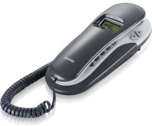 Brondi Kenoby CID Analoges Telefon mit Anrufer-ID Grau und Weiß