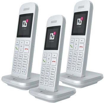 Telekom Speedphone 12 3er Set wei&szlig;