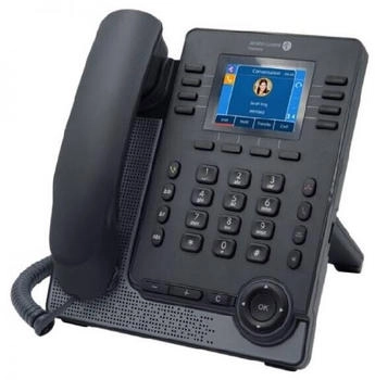 Alcatel M5s SIP Tischtelefon 7,1 cm 2.8Zoll Farbdisplay Navigationstaste verstellbarer -LUCENT ENTERPRISE 7,1cm 2,8Zoll Standfuss PoE (3MK37018AA)