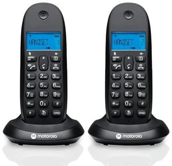 Motorola Telefono Inalambrico Dect Digital C1002cb+, Telefon, Schwarz