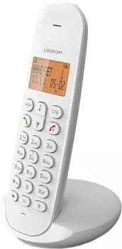 Logicom ILOA 150 Schnurloses Festnetztelefon ohne Anrufbeantworter Solo analoge und dect-Telefone Weiß