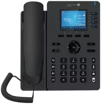 Alcatel LUCENT ENTERPRISE ALE-3 Dual Port Gigabit Ethernet Basic SIP DeskPhone ohne Netzwerkkabel (3MK27017AA)