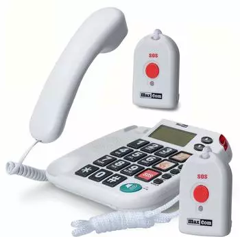 Maxcom KXT SOS 481 mit 2 Umh&auml;ngesendern