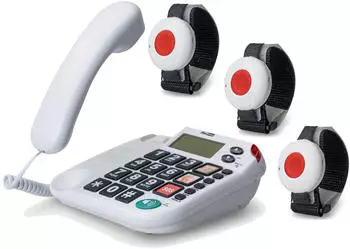 Maxcom KXT SOS 481 mit 3 Notrufarmb&auml;ndern