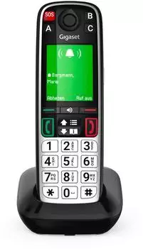 Gigaset EASY 500 Seniorentelefon schwarz, Telefon, Schwarz