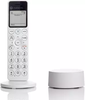 Motorola Motorola Dot411, Telefon, Weiss