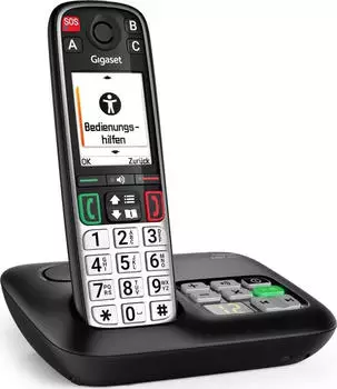 Gigaset EASY 500 AM Schnurlostelefon DECT mit Anrufbeantworter (S30852-H3135-R101)