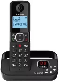 Alcatel F860 Voice schnurloses DECT-Telefon, schwarz