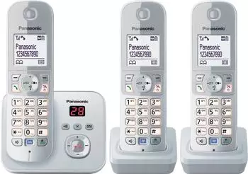 Panasonic KX-TG6823 Trio silber