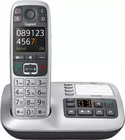 Gigaset Telefon E560A, platin, Großtastentelefon, schnurlos, mit Anrufbeantworter Gigaset Telefon E560A, platin, Großtastentelefon, schnurlos, mit Anrufbeantworter