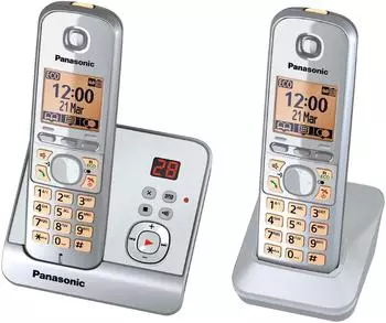 Panasonic KX-TG6722 Duo silber