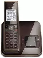 Telekom Sinus CA37 TRIO Strahlungsarmes Schnurlostelefon mit Anrufbeantworter,