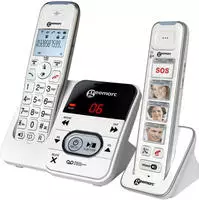Geemarc PACK Mobility 295 Schnurloses Seniorentelefon Anrufbeantworter, Foto-Tasten