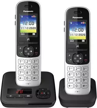 Panasonic KX-TGH722 Duo schwarz/silber