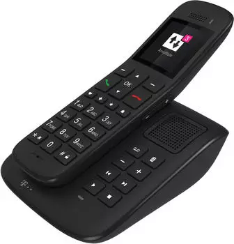 Telekom Sinus A32 mit Basis und Anrufbeantworter ebenholz