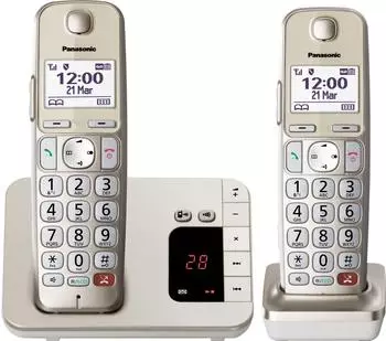 Panasonic KX-TGE260GN Duo Champagner