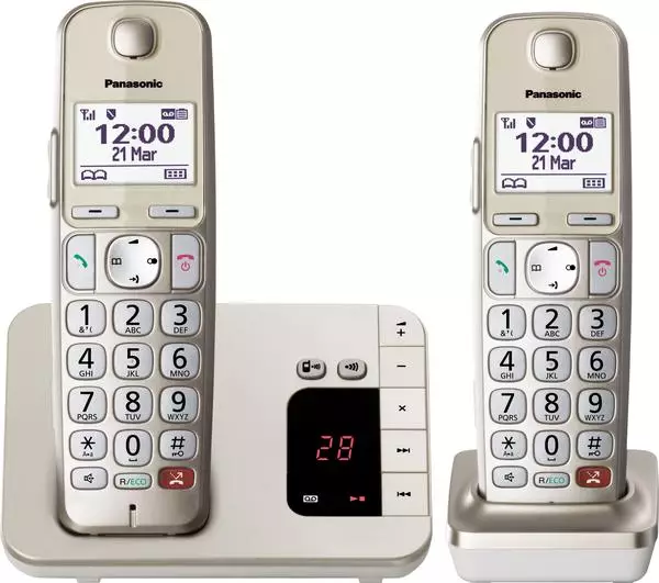 Panasonic KX-TGE260GN Duo Champagner
