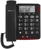 Amplicomms ATL1423891, amplicomms BIGTel 48 Plus, Gro&szlig;tastentelefon, grau