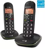 Doro 380100, Doro PhoneEasy 100w Duo DECT-Telefon (Schwarz)