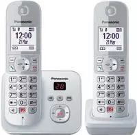 PANASONIC KX-TG6862GS, PANASONIC KS-TG6862GS Schnurloses Telefon Perl-silber