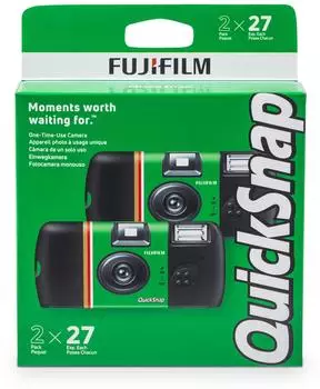Fujifilm Quicksnap 27 Flash 400 2er Pack gr&uuml;n