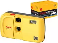 KODAK EC35 + Kodak Ultra Max 24 Exp Butter Yellow Klassische Kamera