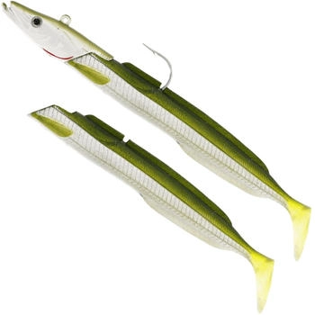 Westin Sandy Andy Jig 150g 23cm - 1 Jighaken + 2 Gummifische Tobis Ammo