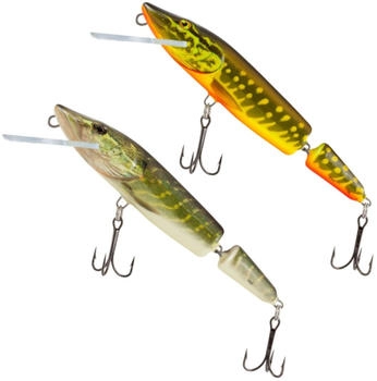 Salmo 2 Pike Jointed 13cm 21g Set - Hechtköder schwimmend