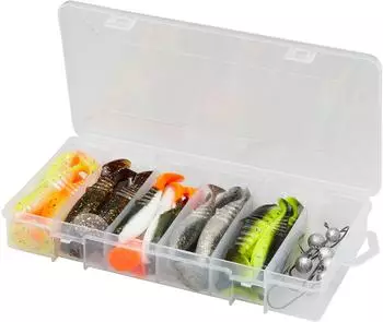 Savage Gear Cannibal Shad Kit Softköder 80mm, durchsichtig (SVS82337)