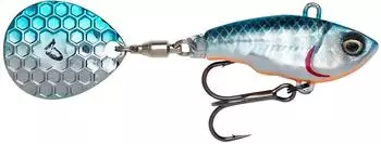 Savage Gear Fat Tail Spin NL 6.5CM 12.5G Sinking Blue Silver