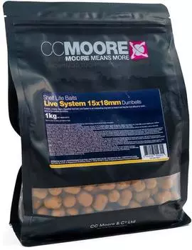 CCMoore Live System Dumbell Boilies 15x18mm, 1kg (138726199)