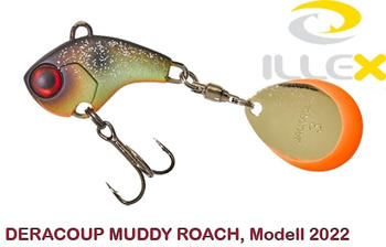 Illex Deracoup Spinner 26mm 10g Muddy Roach
