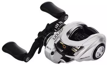 Abu Garcia Zenon Mg-ltx-l Low Profile Baitcasting Reel Silver Ratio: 8.3:1