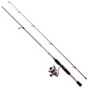 Mitchell Tanager Pink Camo Ii Spinning Combo Rosa 2.12 m / 7-20 g